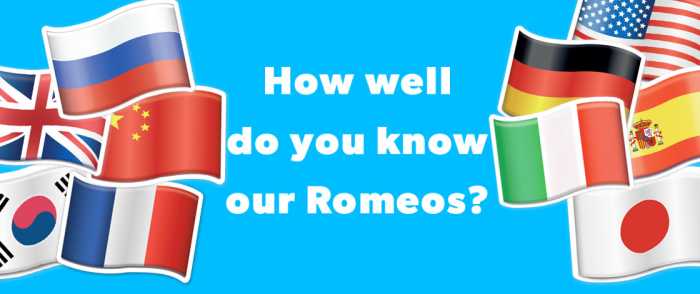 How well do you know our Romeos?